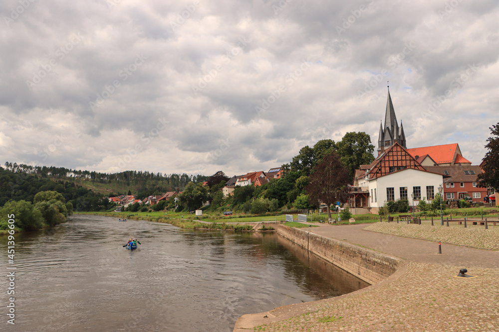 Weserpromenade in Bodenfelde