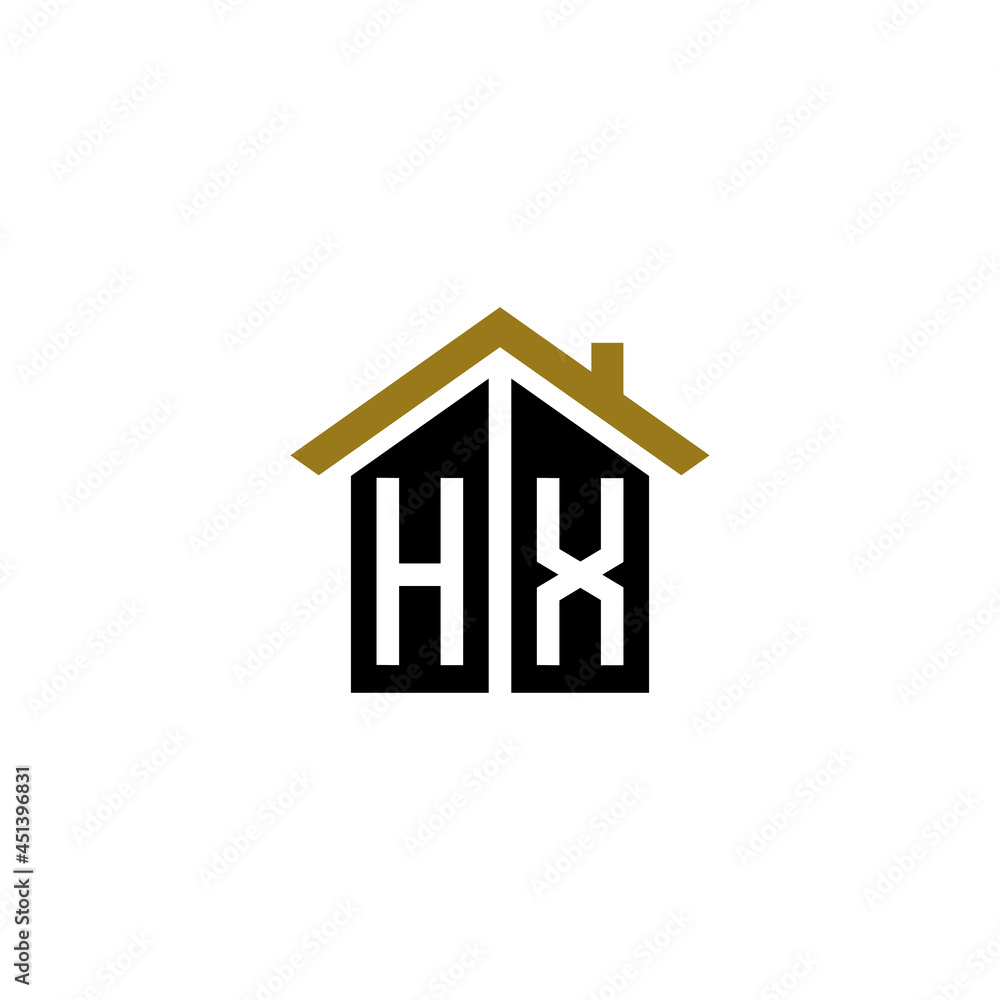 hx home logo design vector luxury hx home logo design vector luxury