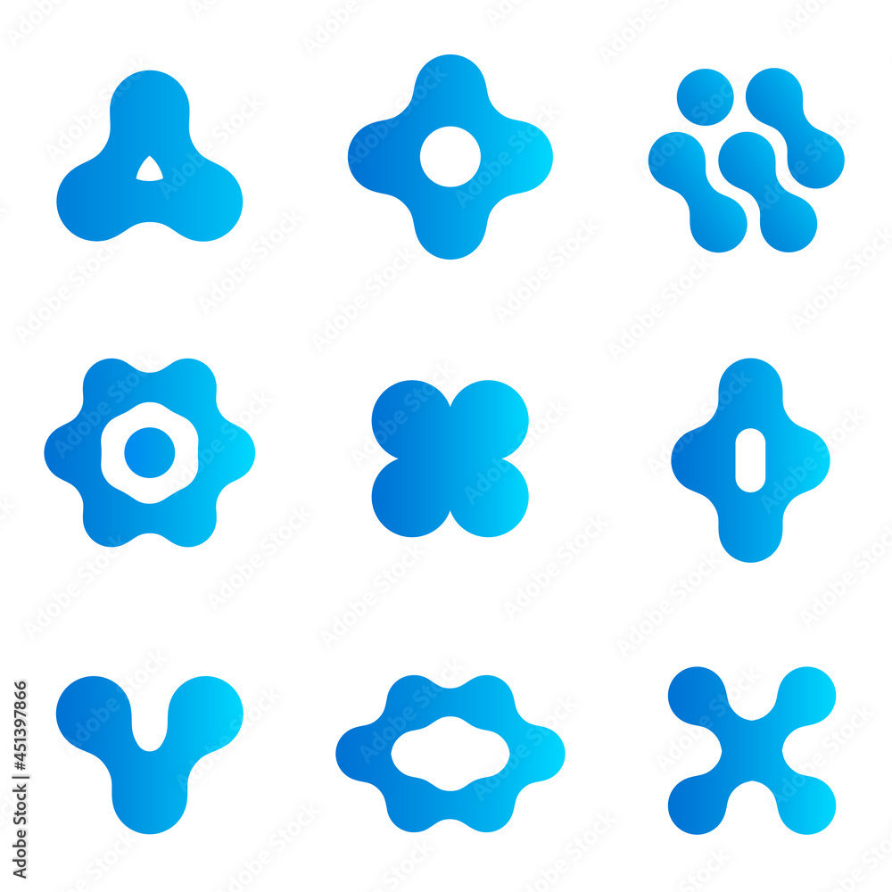 Set of vector logo design template. Set of vector logo design template.