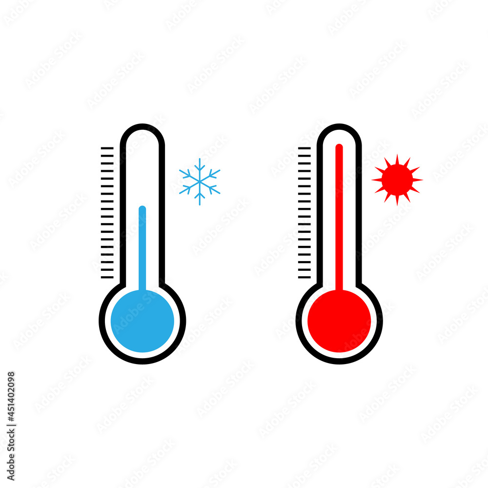Thermometer icon isolated on white background Thermometer icon isolated on white background