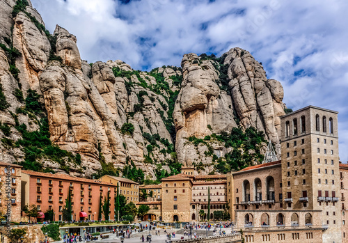 Santa Maria de Montserrat is an abbey of the Order of Saint Benedict located on the mountain of Montserrat in Monistrol de Montserrat, Catalonia, Spain.