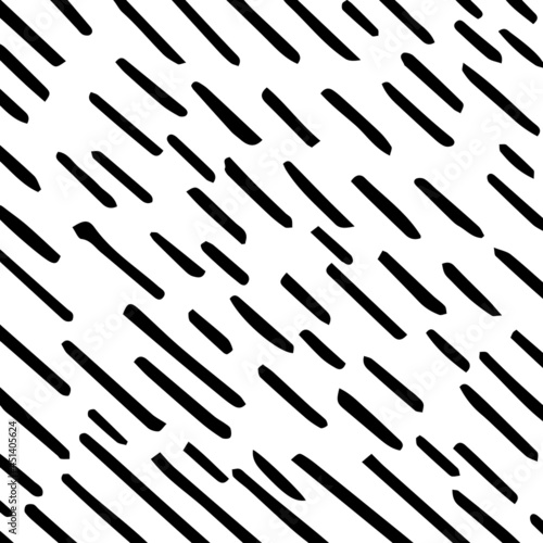 Abstract doodle background. Black and white diagonal hand drawn uneven stripes. Tilted lines  inclined strips. Graphic design element for web sites  fabric  cards  appare  accessories  home decor