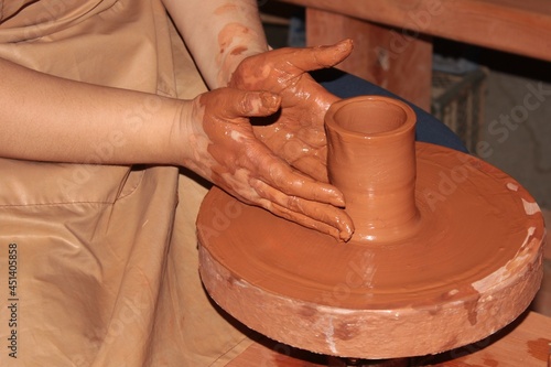 potter at work