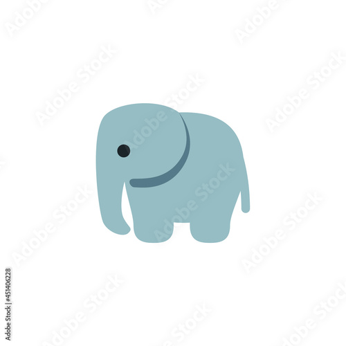 cute elephant standing