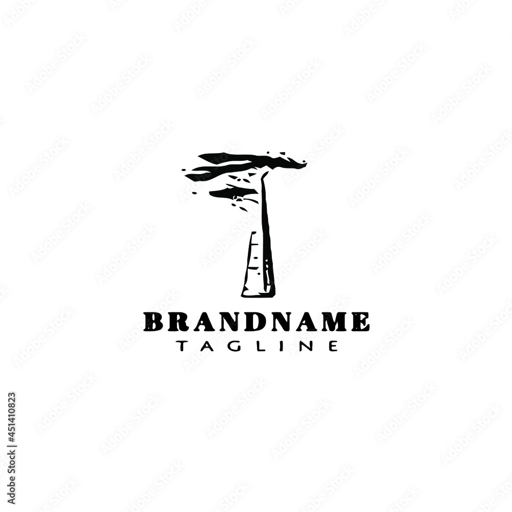 africa tree cartoon logo icon design template style vector illustration africa tree cartoon logo icon design template style vector illustration