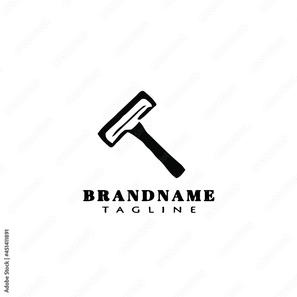 beard trimmer logo icon design template vector beard trimmer logo icon design template vector