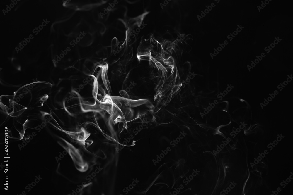 Smoke, clouds in a black background. Smoke, clouds in a black background.
