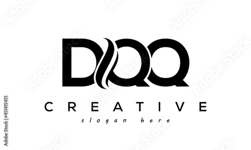 Letter DQQ creative logo design vector	 photo