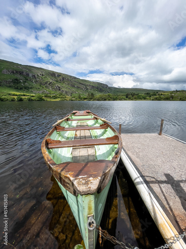 Rowboat on a Lake
