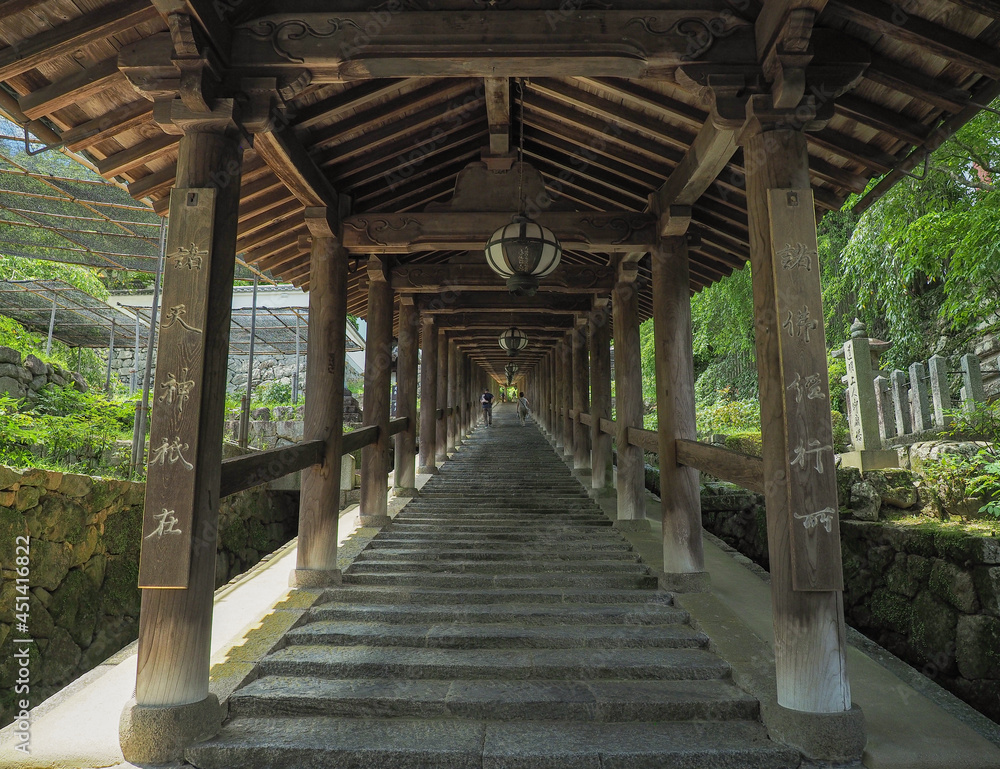 奈良県 長谷寺 登廊 奈良県 長谷寺 登廊