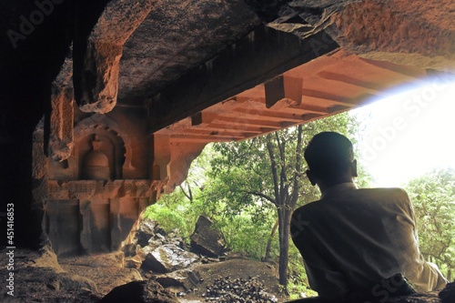 Kondana Caves Ancient Buddhist Caves ,karjat,maharashtra,india photo