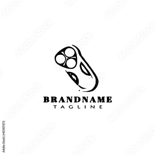 shavers cartoon logo icon design template vector illustration