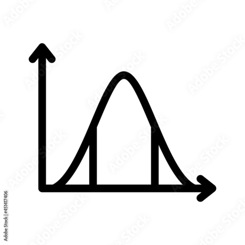 Unique Statistics Vector Glyph Icon photo