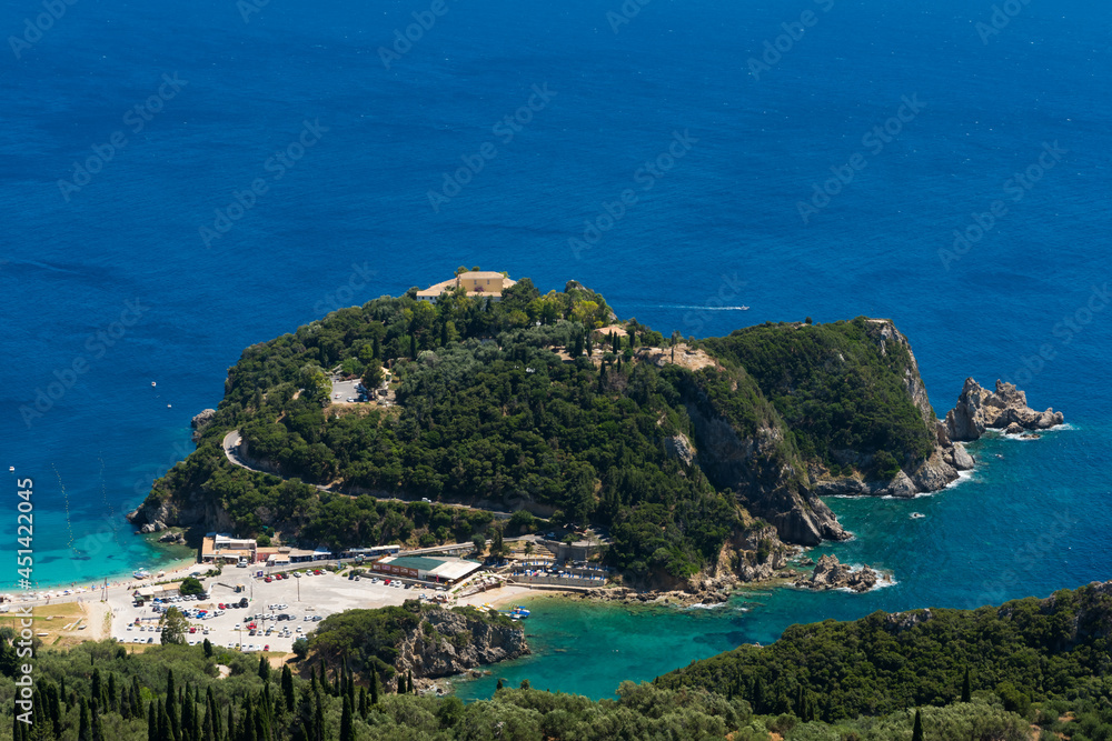  Paleokastritsa bay, Corfu island, Greece