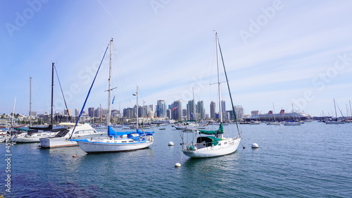 yachts in marina