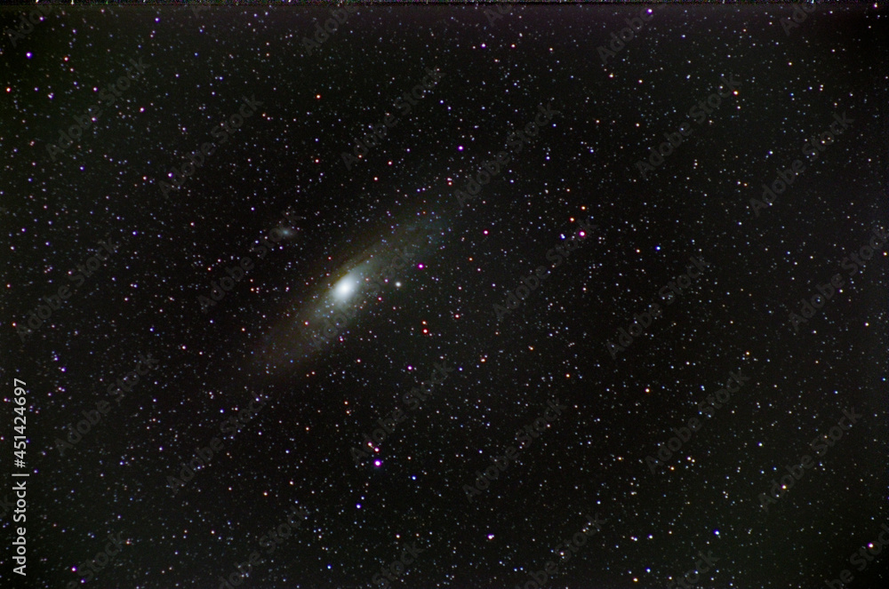 Galaktyka Andromedy (Messier 31) - obrazy, fototapety, plakaty 
