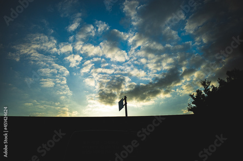 Fototapeta Naklejka Na Ścianę i Meble -  silhouette of a person