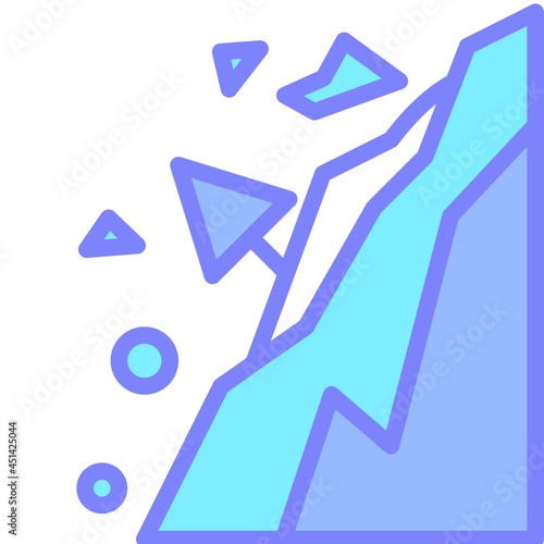 snow gradient icon
