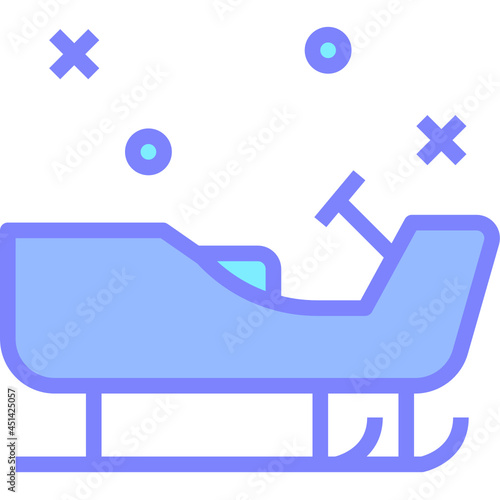snowmobile gradient icon