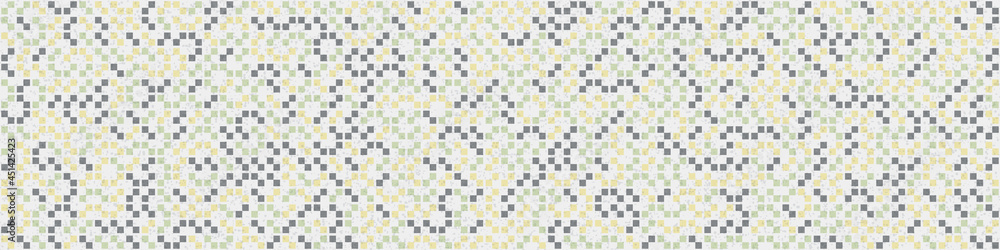 Fototapeta premium Abstract Geometric Pattern generative computational art illustration