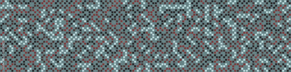 Fototapeta premium Abstract Geometric Pattern generative computational art illustration