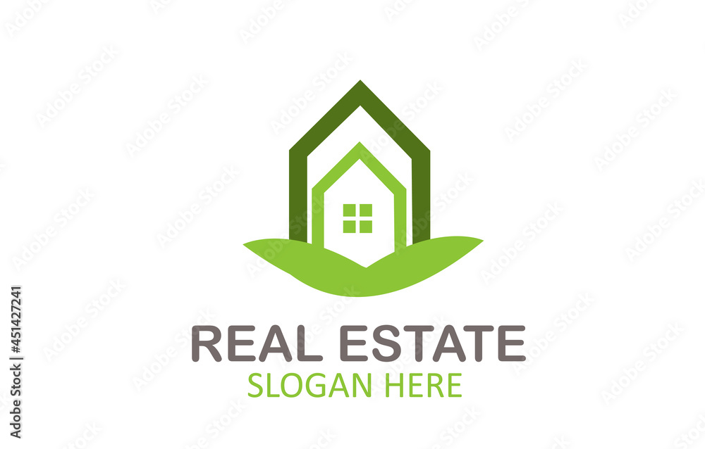 Green Letter Logo Real Estate Design Green Letter Logo Real Estate Design