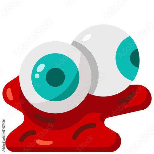 eyeball flat icon