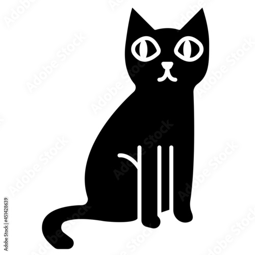 cat solid icon