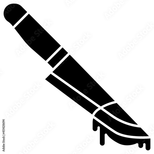 knife solid icon