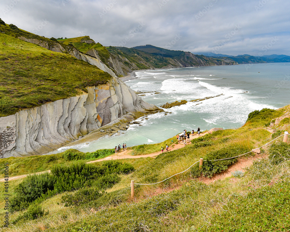 Flysch rock formations in the Basque Coast UNESCO Global Geopark ...