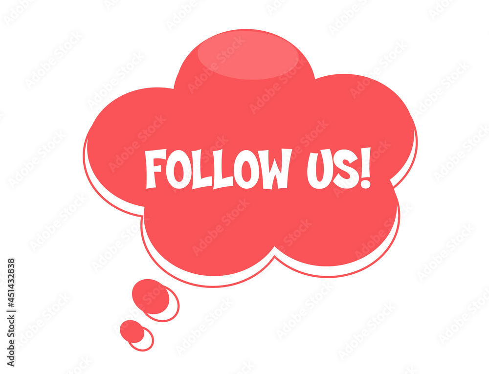 Follow Us Icon. Modern Web Banner Design. Follow Us Icon. Modern Web Banner Design.