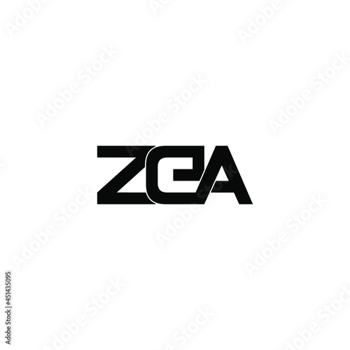 Free Download zea letter initial monogram logo design - GFXLoad