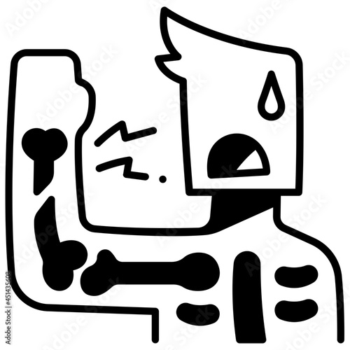 bone disease icon