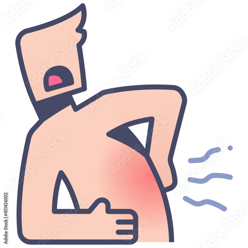 back chronic pain icon