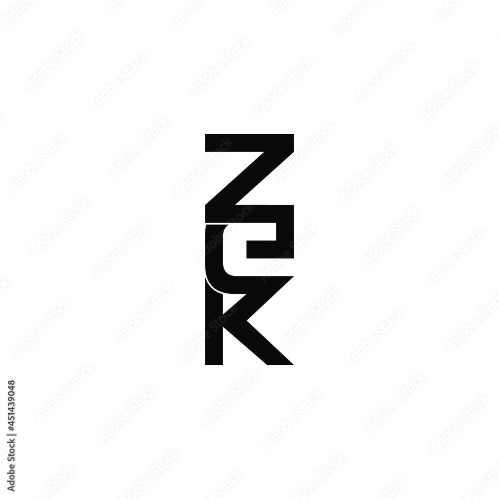 zek letter initial monogram logo design zek letter initial monogram logo design