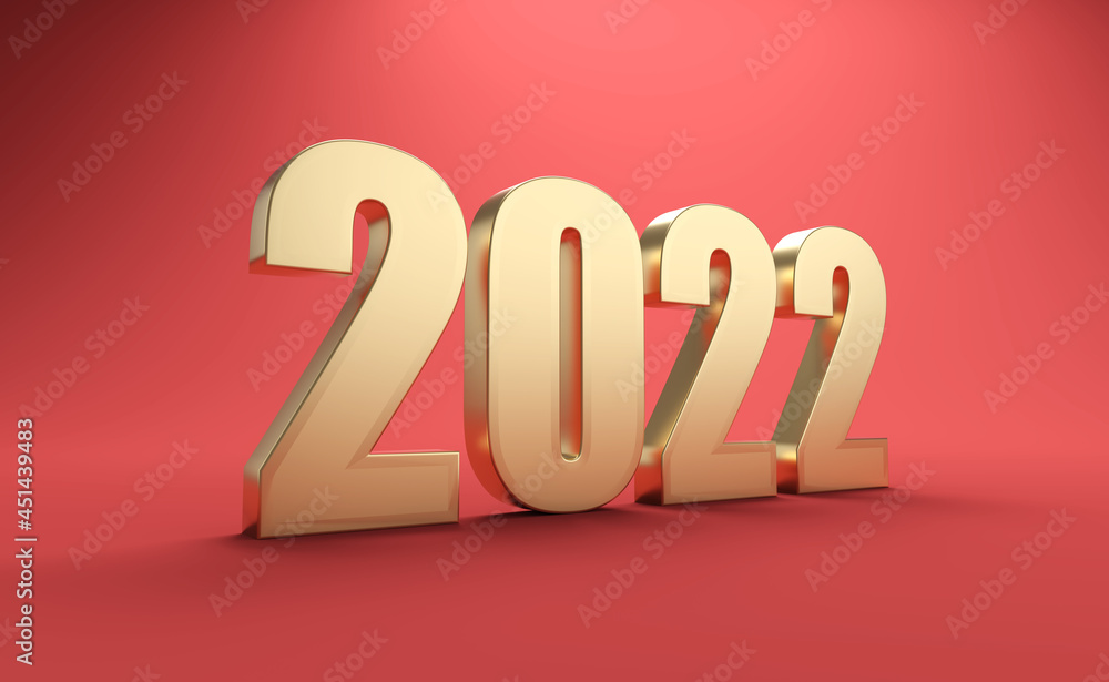 New Year 2022 Creative Design Concept - 3D Rendered Image
New Year 2022 Creative Design Concept - 3D Rendered Image