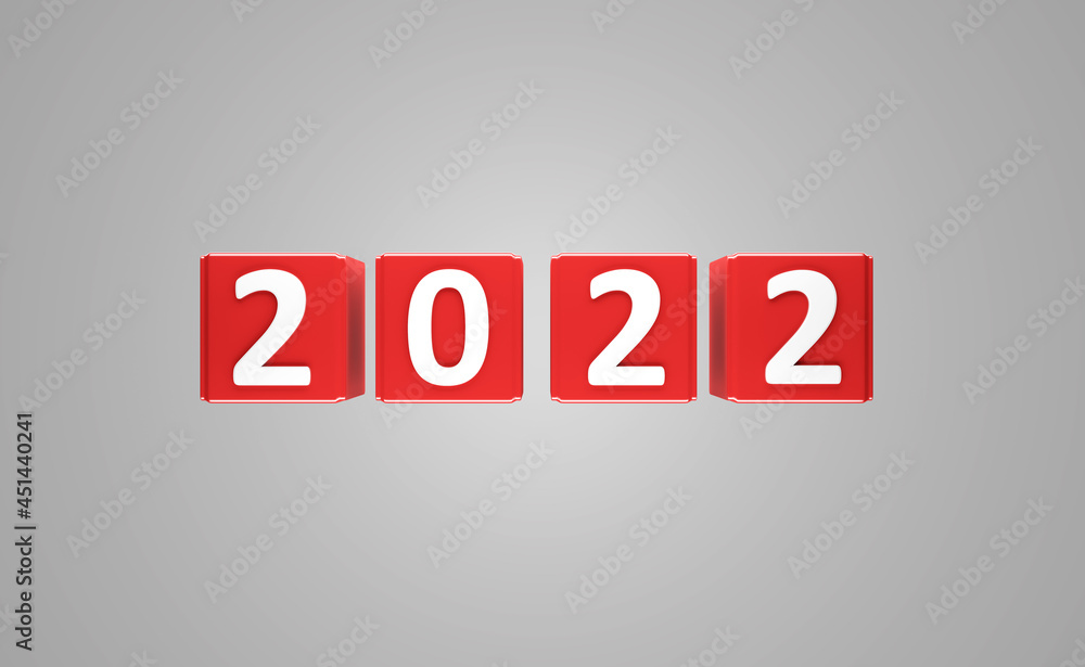 New Year 2022 Creative Design Concept - 3D Rendered Image
New Year 2022 Creative Design Concept - 3D Rendered Image