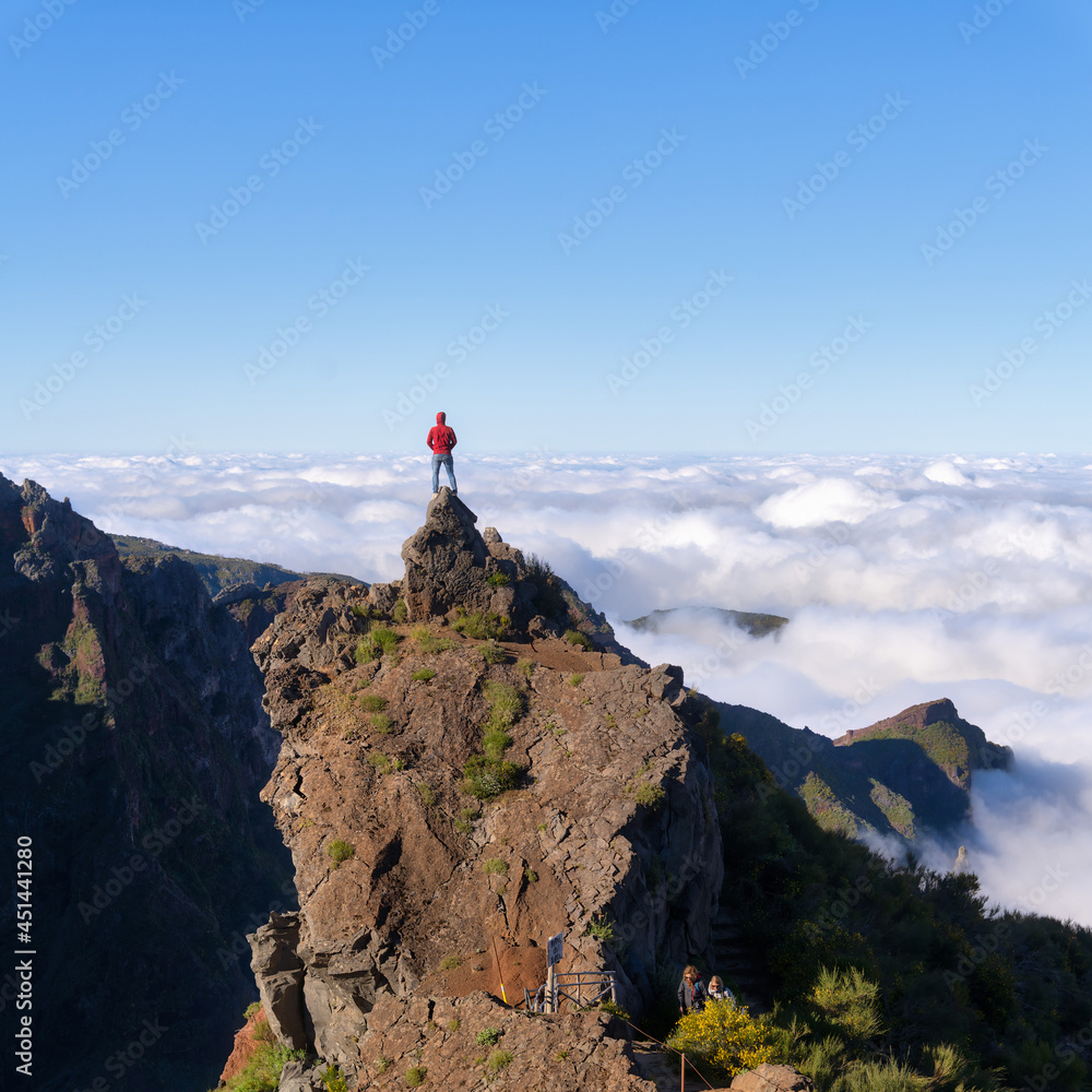 Pico Arieiro to Ruivo hike on Madeira, Portugal