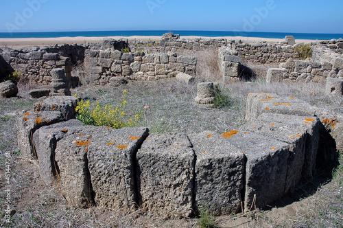 Fotografía The archaeological site of the Roman Cotta city in northern Morocco