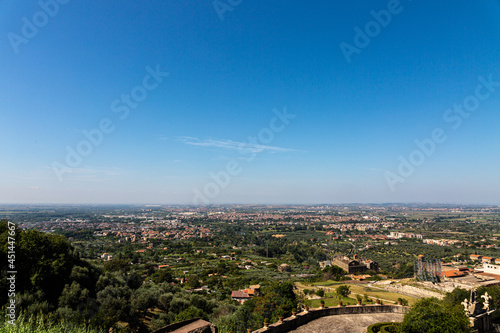 View from balcony in villa d'Este, Tivoli