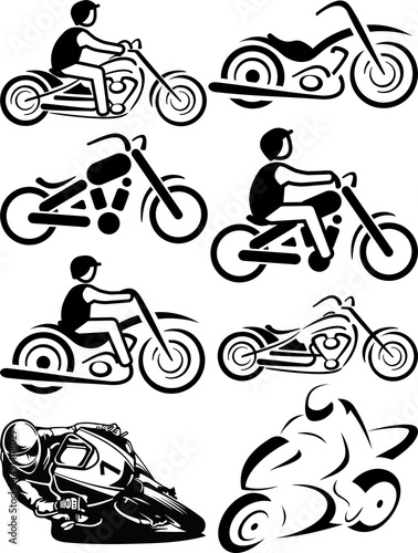 MOTOS ET MOTARDS