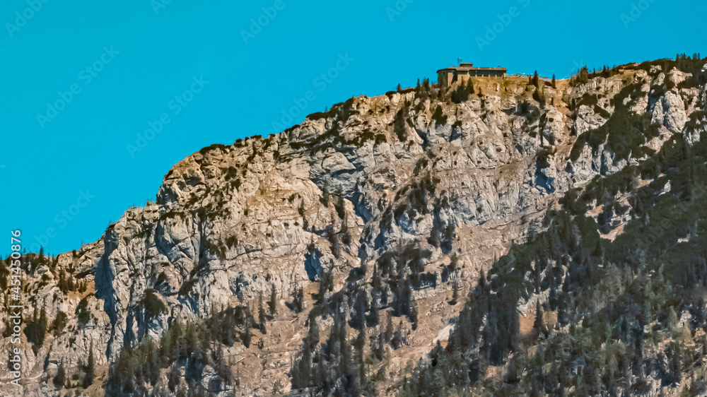 Naklejka premium Beautiful alpine summer view at the famous Jenner summit near Berchtesgaden, Bavaria, Germany