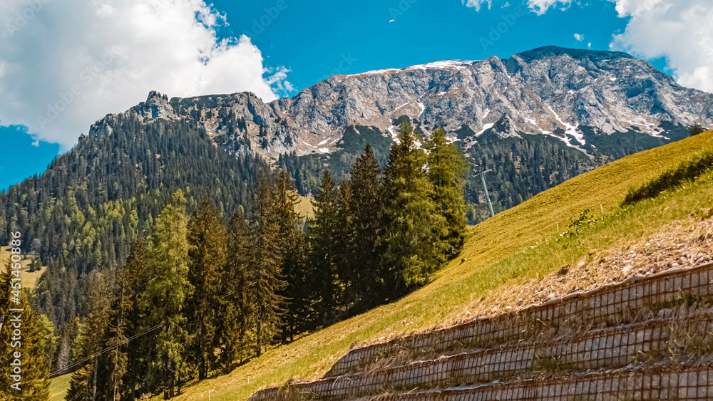 Beautiful alpine summer view at the famous Jenner summit near Berchtesgaden, Bavaria, Germany