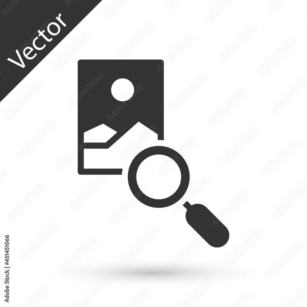 Grey Photo retouching icon isolated on white background. Photographer, photography, retouch icon. Vector Grey Photo retouching icon isolated on white background. Photographer, photography, retouch icon. Vector