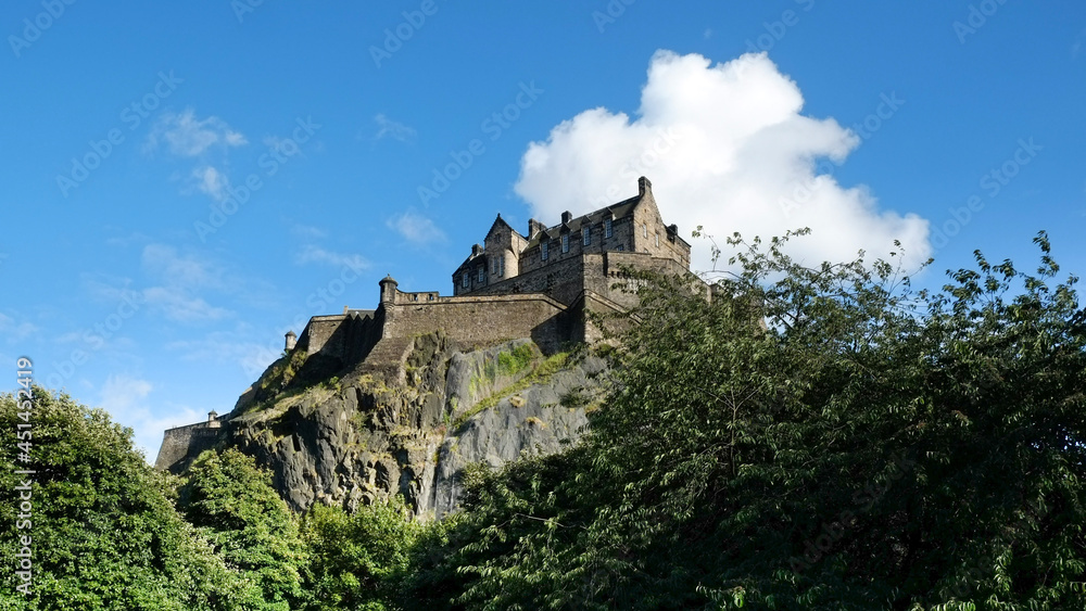 Edinburgh Castle from the rear