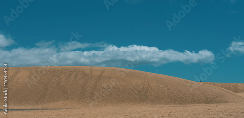 Dunas de Maspalomas en la isla de Gran Canaria