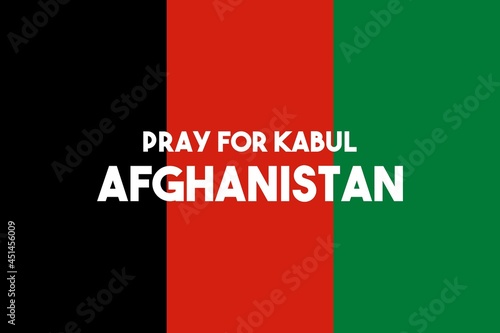 Pray for kabul afghanistan design vector
