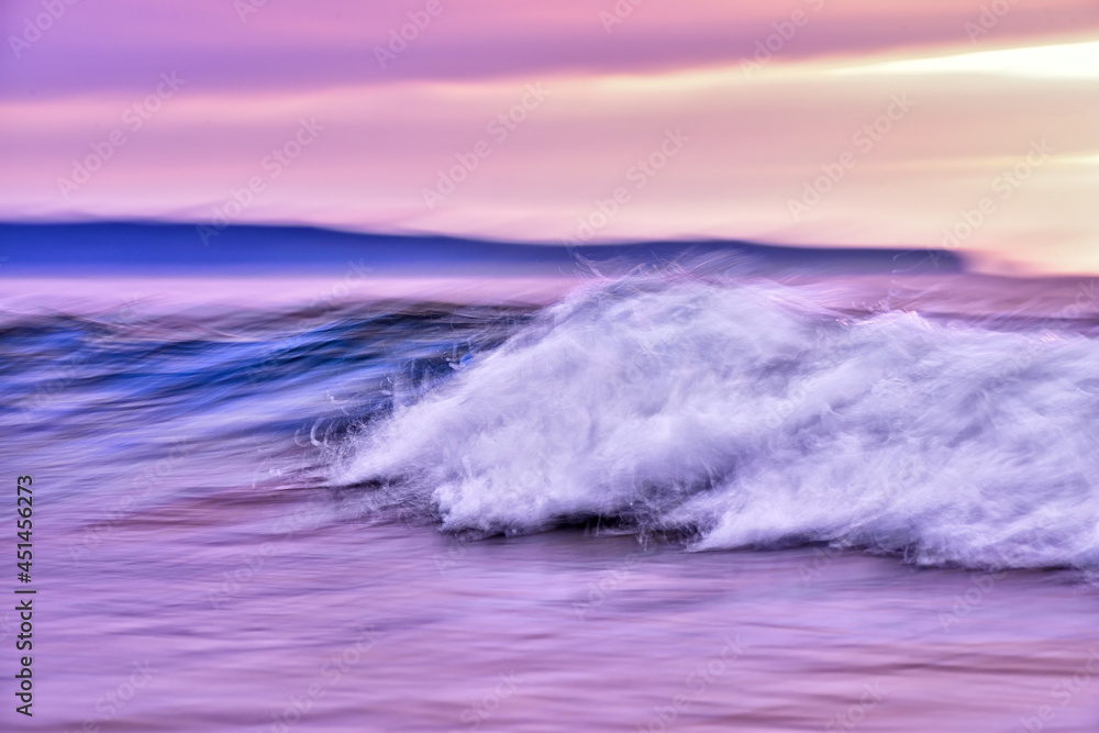 The wave in the sunset The wave in the sunset