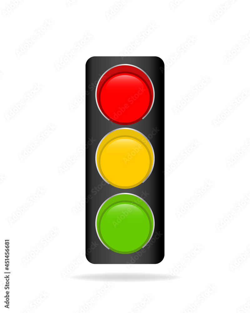 Traffic light vector illustration