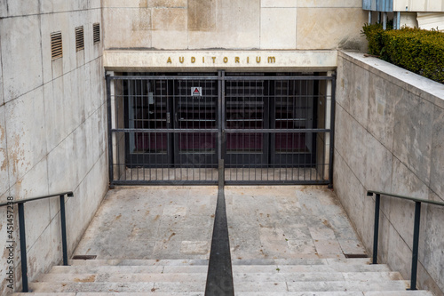 Closed auditorium of City of architecture and heritage in Paris, Fran photo